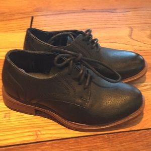 Little boy black dress shoes size 11